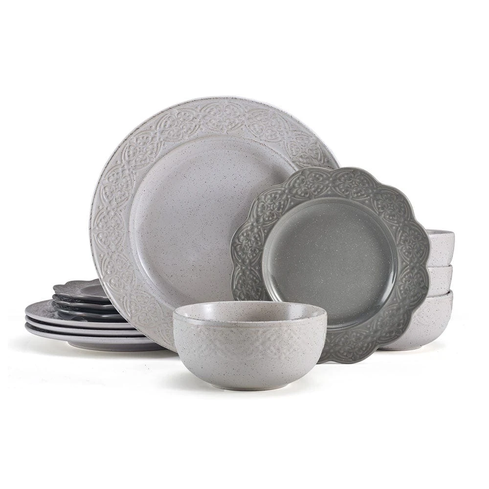 Gia 12 Piece Dinnerware Set, Service For 4 3 Gia 12 Piece Dinnerware Set, Service For 4