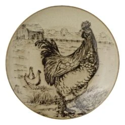 Homespun Rooster 16 Piece Dinnerware Set, Service For 4 -Deals Tableware Store homespun rooster 16 piece dinnerware set service for 4 5177076 3