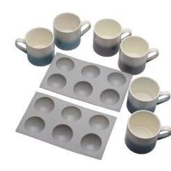 Hot Chocolate Bomb Set Of 6 Mugs With Set Of 2 Molds -Deals Tableware Store hot chocolate bomb set of 6 mugs with set of 2 molds 5289285 6