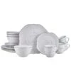 Isabella Gray 16 Piece Dinnerware Set, Service For 4 -Deals Tableware Store isabella gray 16 piece dinnerware set service for 4 5280759 1