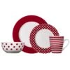 Kenna Red 16 Piece Dinnerware Set, Service For 4 2 Kenna Red 16 Piece Dinnerware Set, Service For 4 -Deals Tableware Store kenna red 16 piece dinnerware set service for 4 5233527 1