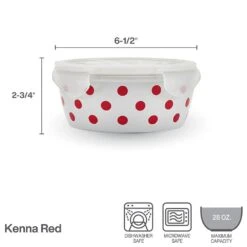 Kenna Red Storage Bowl With Lid -Deals Tableware Store kenna red storage bowl with lid 5292333 5
