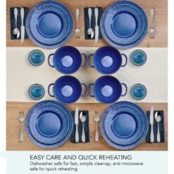 Kori Blue 12 Piece Dinnerware Set, Service For 4 13 Kori Blue 12 Piece Dinnerware Set, Service For 4 -Deals Tableware Store kori blue 12 piece dinnerware set service for 4 5291268 3