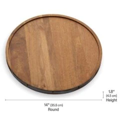 Mango Wood Lazy Susan Serve Tray -Deals Tableware Store mango wood lazy susan serve tray 5293587 5