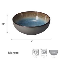 Monroe Blue Vegetable Serve Bowl 9 Monroe Blue Vegetable Serve Bowl -Deals Tableware Store monroe blue vegetable serve bowl 5287544 4