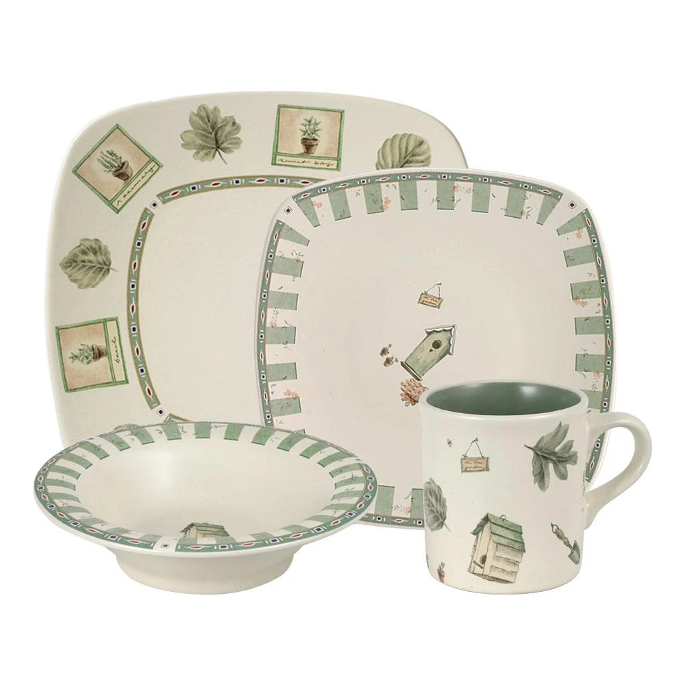 Naturewood® Square Dinnerware Set 3 Naturewood® Square Dinnerware Set