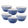 Navy Set Of 6 Soup Cereal Bowls, Assorted 2 Navy Set Of 6 Soup Cereal Bowls, Assorted -Deals Tableware Store navy set of 6 soup cereal bowls assorted 5282239 1