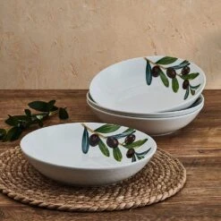 Olives Set Of 4 Pasta Bowls -Deals Tableware Store olives set of 4 pasta bowls 5293621 2