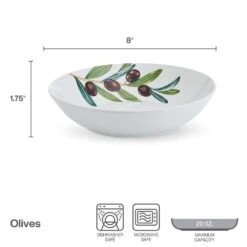 Olives Set Of 4 Pasta Bowls -Deals Tableware Store olives set of 4 pasta bowls 5293621 3