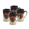 Painted Poppies Set Of 4 Latte Mugs -Deals Tableware Store painted poppies set of 4 latte mugs K45121724 1