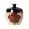 Painted Poppies Sugar Bowl With Lid 2 Painted Poppies Sugar Bowl With Lid -Deals Tableware Store painted poppies sugar bowl with lid 5105842 1