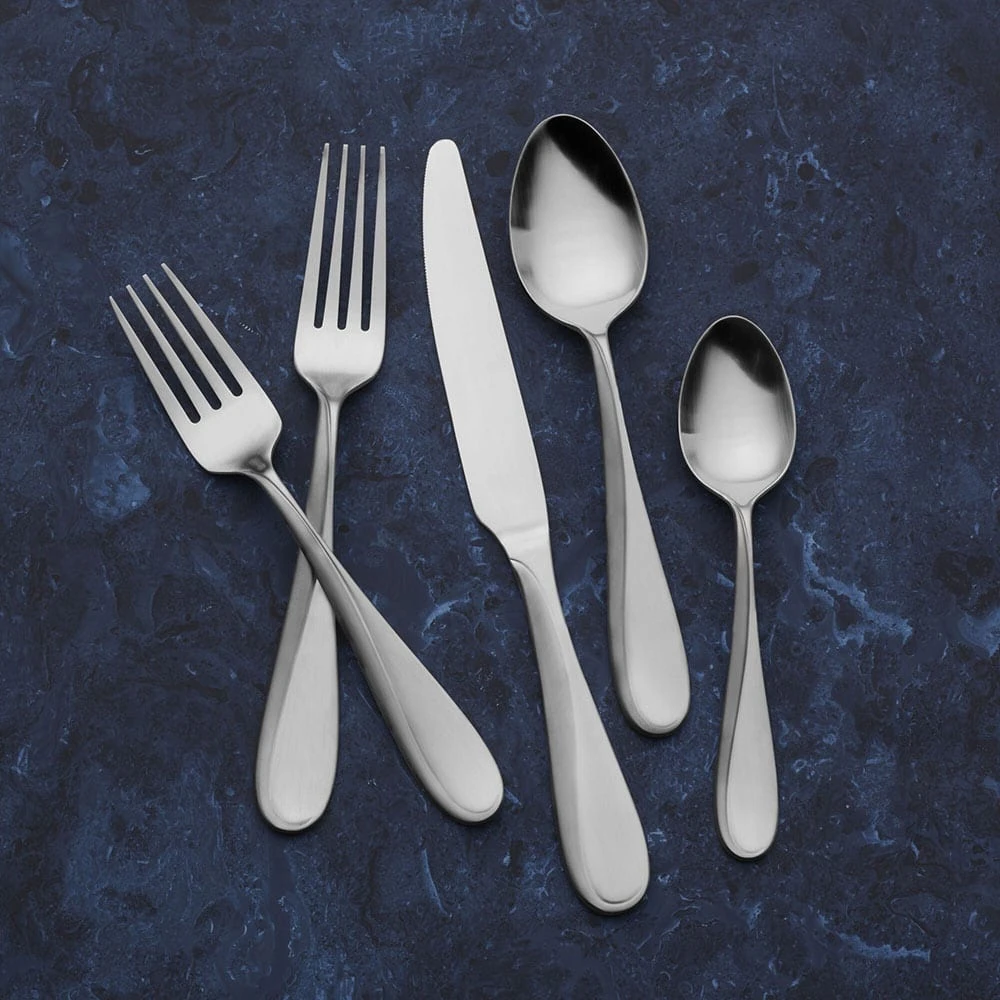 Payton Frost 20 Piece Flatware Set, Service For 4 5 Payton Frost 20 Piece Flatware Set, Service For 4 - Image 3