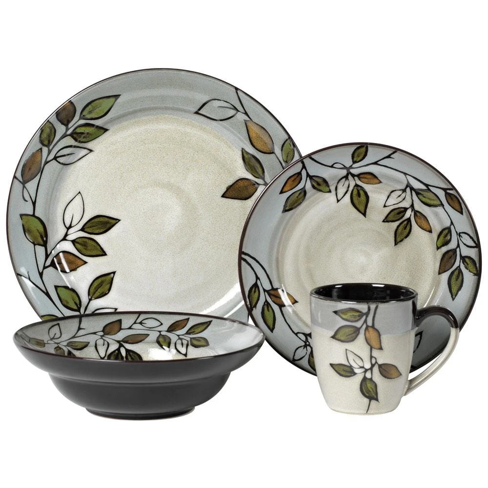 Rustic Leaves Dinnerware Set 3 Rustic Leaves Dinnerware Set