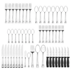 Sapphire Bay 53 Piece Flatware Set, Service For 8 10 Sapphire Bay 53 Piece Flatware Set, Service For 8 -Deals Tableware Store sapphire bay 53 piece flatware set service for 8 5094244 3