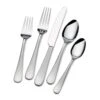 Satin Symmetry 20 Piece Flatware Set, Service For 4 -Deals Tableware Store satin symmetry 20 piece flatware set service for 4 5159189 1