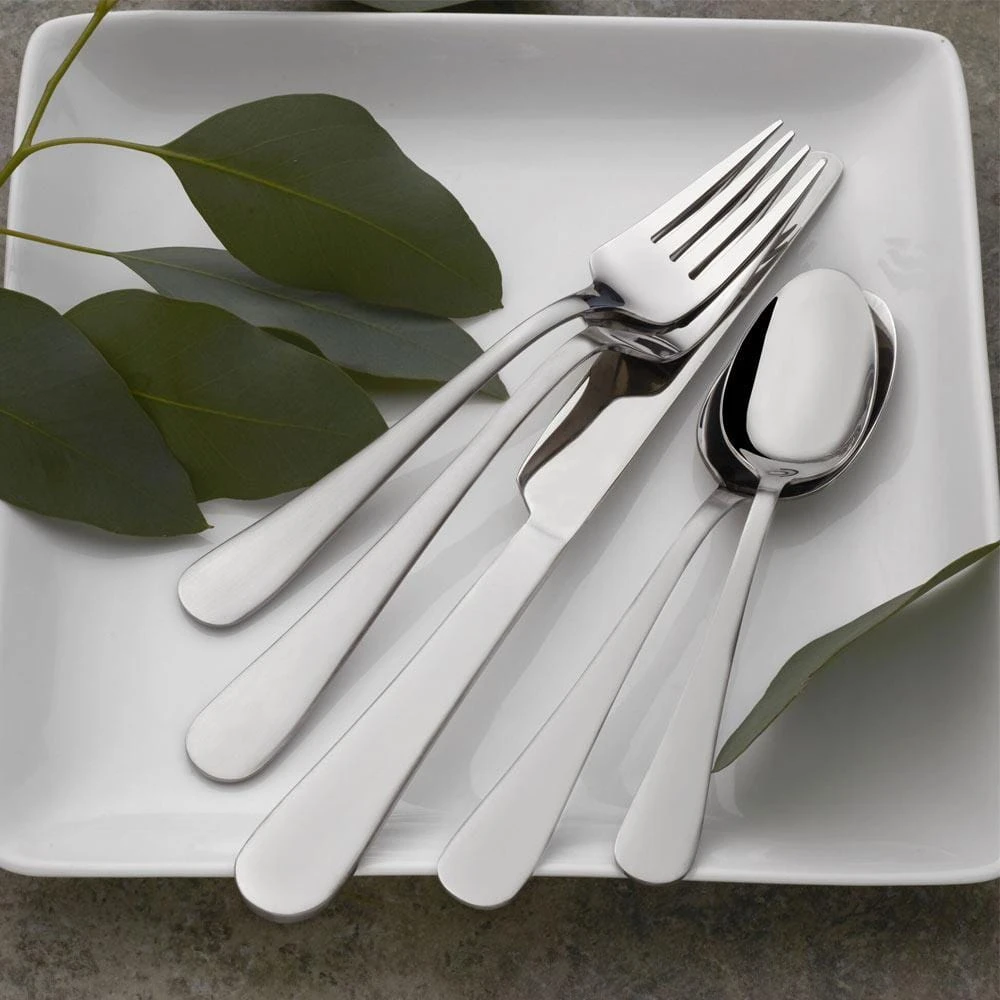 Satin Symmetry 42 Piece Flatware Set, Service For 8 4 Satin Symmetry 42 Piece Flatware Set, Service For 8 - Image 2