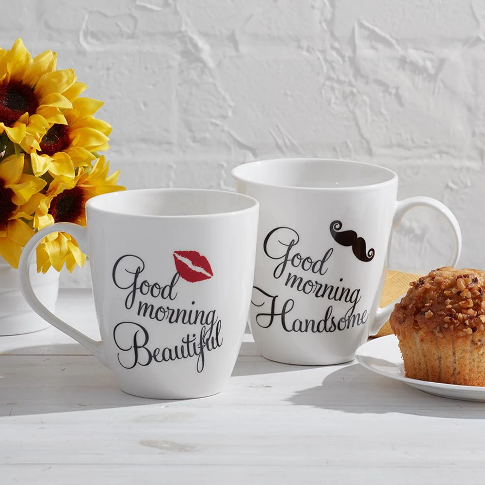 Sentiment Mugs Good Morning His And Hers Mugs Set Of 2 4 Sentiment Mugs Good Morning His And Hers Mugs Set Of 2 - Image 2