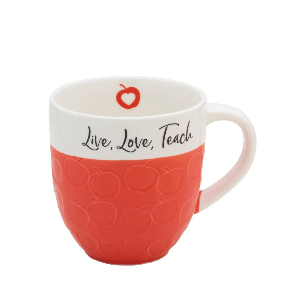Sentiment Mugs Live Love Teach Mug 3 Sentiment Mugs Live Love Teach Mug