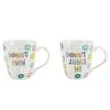 Sentiment Mugs Set Of 2 Donut Mugs -Deals Tableware Store sentiment mugs set of 2 donut mugs 5245487 1