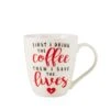 Sentiments Mugs First I Drink Coffee Then Save Lives Mug -Deals Tableware Store sentiments mugs first i drink coffee then save lives mug 5280283 1