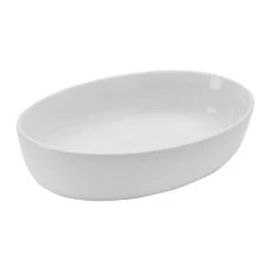 Burrito Large Oval Serve Bowl -Deals Tableware Store serve size white burrito bowl 5290216 4
