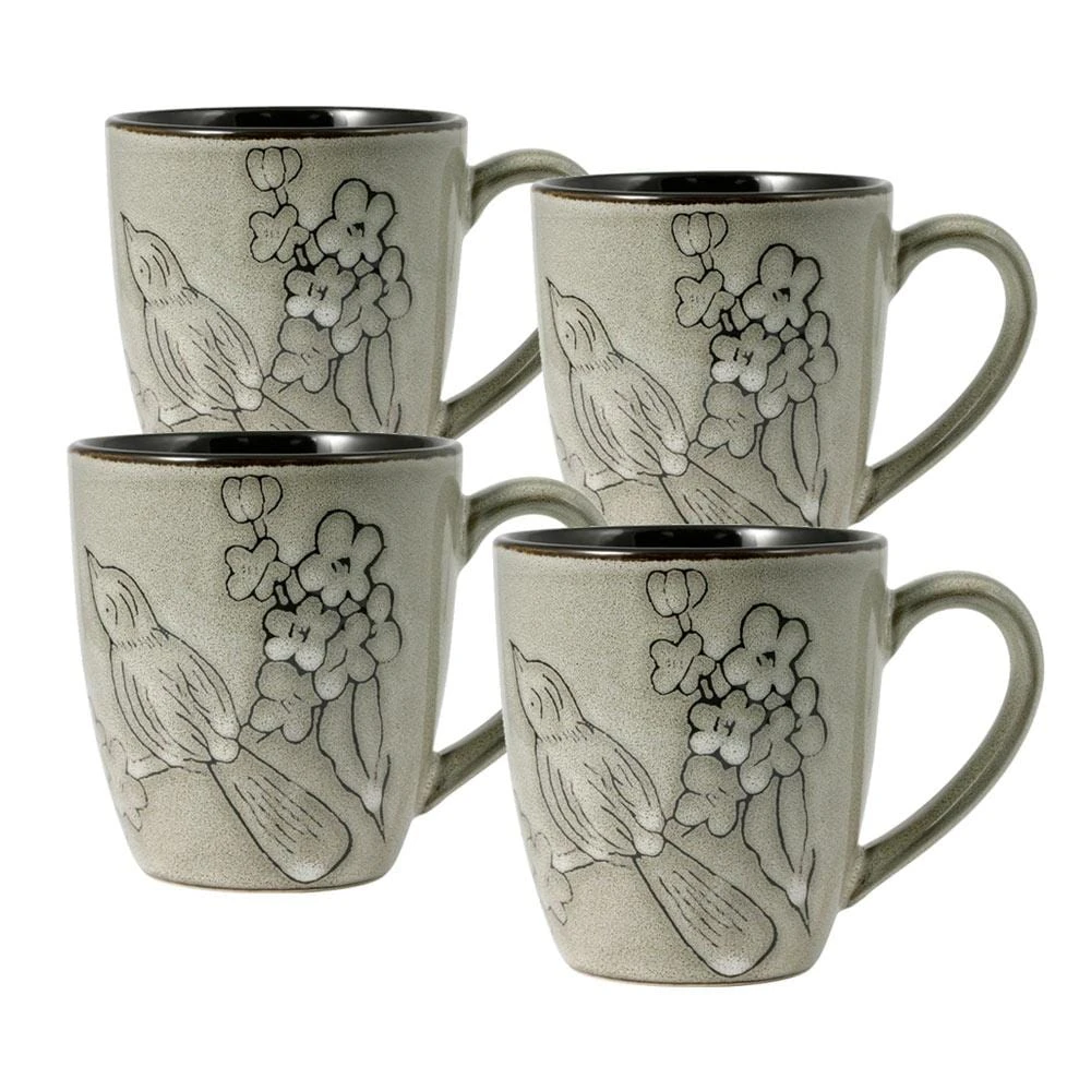 Song Bird Set Of 4 Mugs 3 Song Bird Set Of 4 Mugs