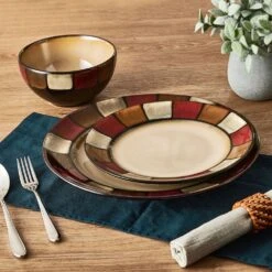 Taos 24 Piece Dinnerware Set, Service For 8 -Deals Tableware Store taos 24 piece dinnerware set service for 8 5291981 3