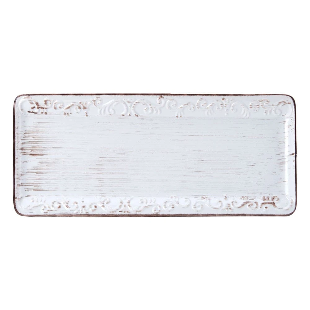 Trellis White Set Of 2 Platters 7 Trellis White Set Of 2 Platters - Image 5