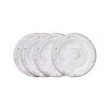 Trellis White Set Of 4 Appetizer Plates -Deals Tableware Store trellis white set of 4 appetizer plates K45244740 1