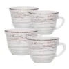 Trellis White Set Of 4 Mugs 1 Trellis White Set Of 4 Mugs -Deals Tableware Store trellis white set of 4 mugs K45207537 1
