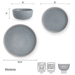 Victoria 12 Piece Dinnerware Set, Service For 4 -Deals Tableware Store victoria 12 piece dinnerware set service for 4 5305449 5