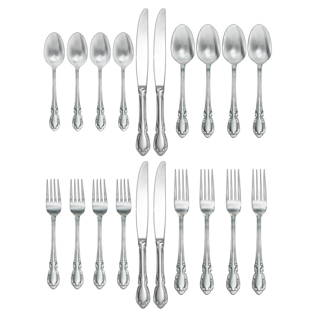 Vienna 20 Piece Flatware Set, Service For 4 4 Vienna 20 Piece Flatware Set, Service For 4 - Image 2