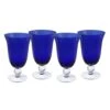 Villa Della Luna® Set Of 4 Blue All Purpose Glasses