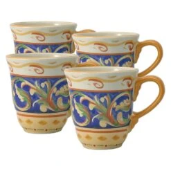 Villa Della Luna® Set Of 4 Perfect Mugs