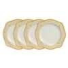 Villa Della Luna® Set Of 4 Scalloped Salad Plates