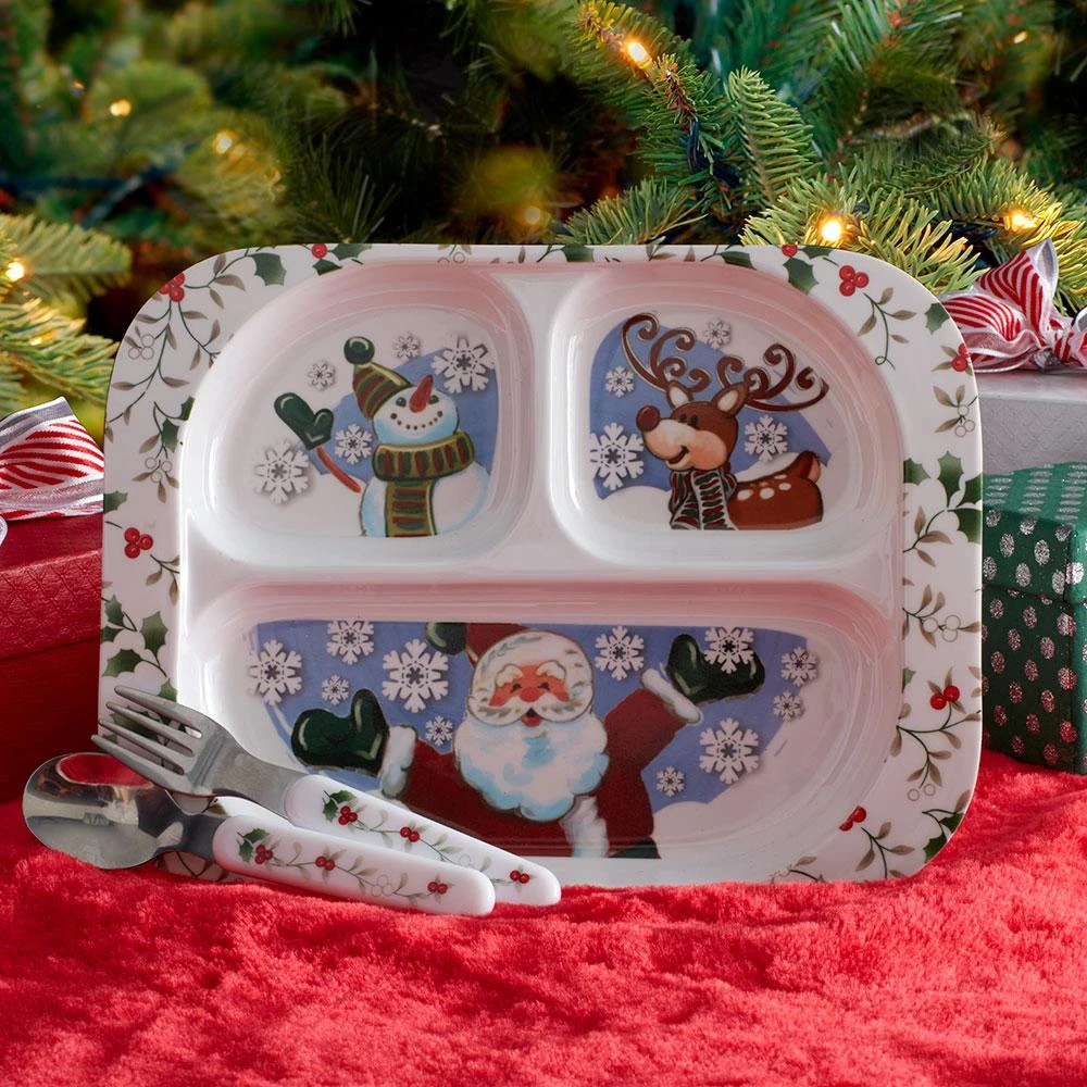 Winterberry® 3 Piece Jolly Santa Childrens Set 5 Winterberry® 3 Piece Jolly Santa Childrens Set - Image 3