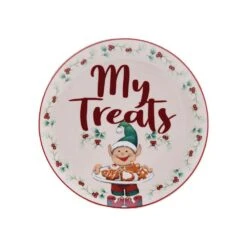 Winterberry® 4 Piece Elf Cookie Plate And Mug Gift Set -Deals Tableware Store winterberry 4 piece elf plate and mug set 5285702 4