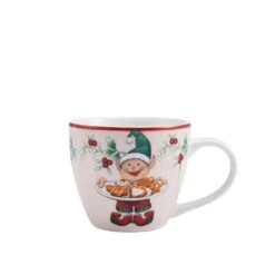 Winterberry® 4 Piece Elf Cookie Plate And Mug Gift Set -Deals Tableware Store winterberry 4 piece elf plate and mug set 5285702 5