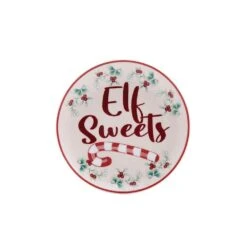 Winterberry® 4 Piece Elf Cookie Plate And Mug Gift Set -Deals Tableware Store winterberry 4 piece elf plate and mug set 5285702 6
