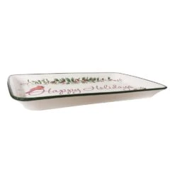 Winterberry® Happy Holidays Rectangular Tray -Deals Tableware Store winterberry happy holidays rectangular tray 5269080 3