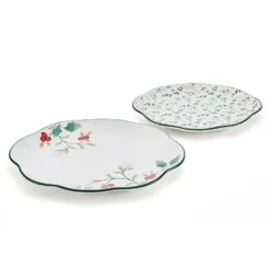 Winterberry® Set Of 2 Holly Serving Platters -Deals Tableware Store winterberry set of 2 holly serving platters 5295772 7