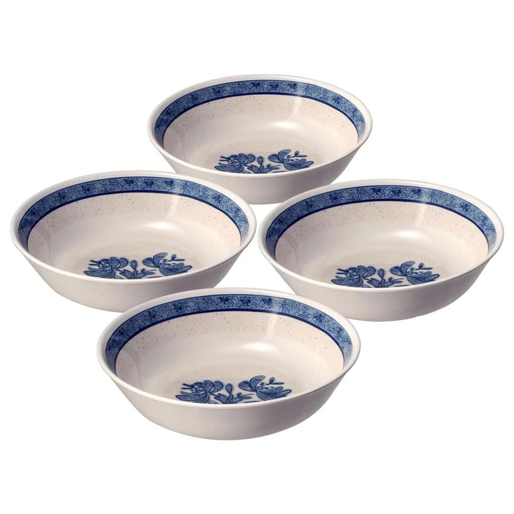Yorktowne Set Of 4 Outdoor Melamine Cereal Bowls 3 Yorktowne Set Of 4 Outdoor Melamine Cereal Bowls